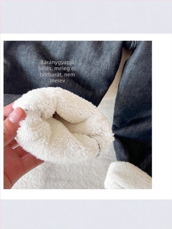Fiúknak denim nadrág – mindennapi viselet, 100% pamut, téli szezon