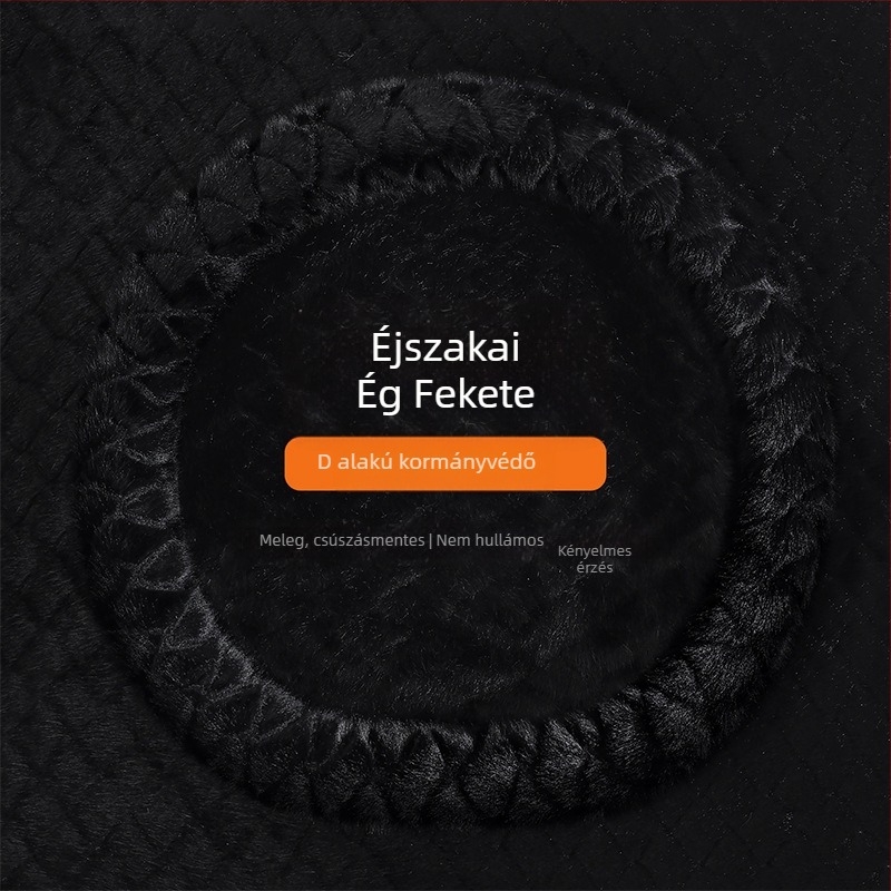 Volánvédő plüssből, norka imitációval, quiltelt relif mintázat, üzleti stílus, téli szezon, univerzális illeszkedés, Gu siyi márka