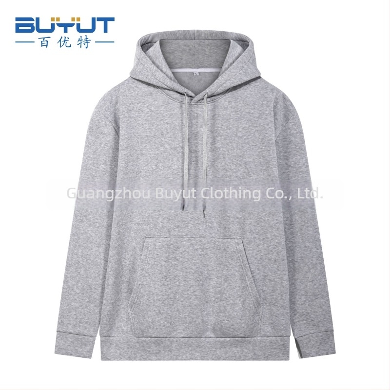 Koreai stílusú kapucnis pulóver, szublimációs nyomtatás, 280 g fleece, bő szabás, 100% poliészter