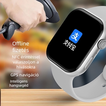 Okosóra Watch10 S11 — NFC, Alipay, Bluetooth hívás, szívritmus- és alvásfigyelés