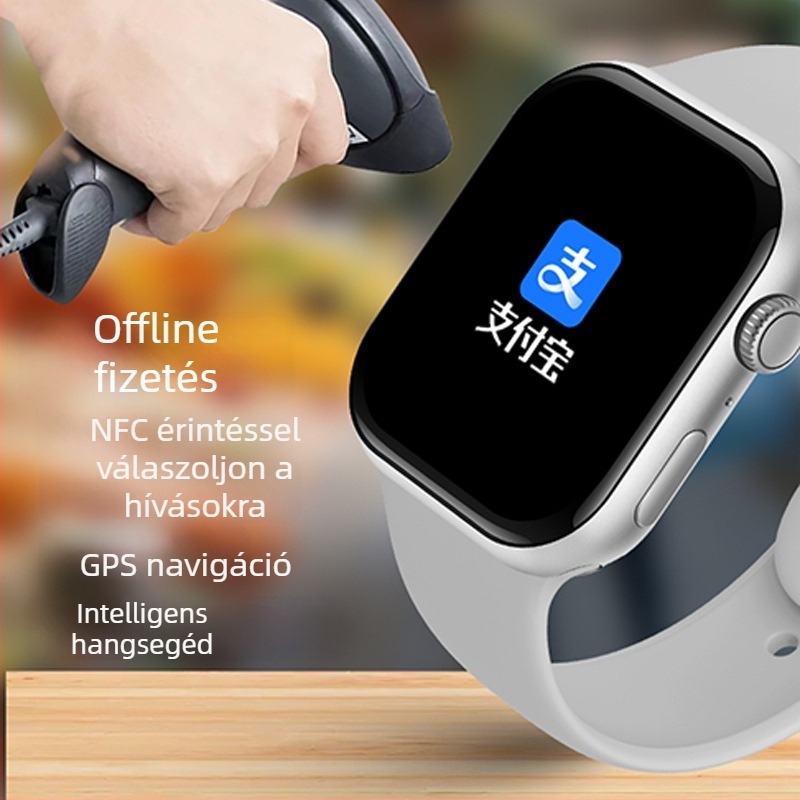 Okosóra Watch10 S11 — NFC, Alipay, Bluetooth hívás, szívritmus- és alvásfigyelés