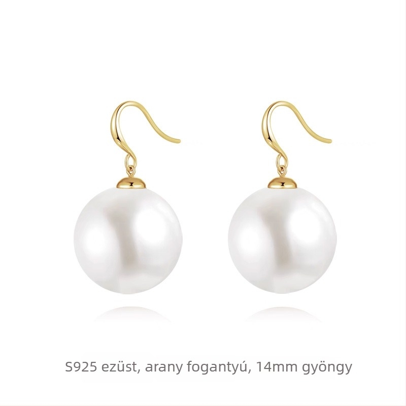 Kun Ling 925-ös ezüst Geometriai fülbevalók nőknek, Fashion Commuter stílus