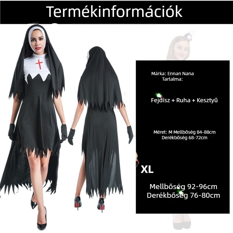 Halloween jelmez nőknek – vámpír, kísértet és démon cosplay és maszkabálhoz