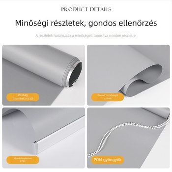 Donna poliészter blackout roló irodába és hotelprojektekhez; személyre szabható; modern, minimalista stílus; anyag: poliészter