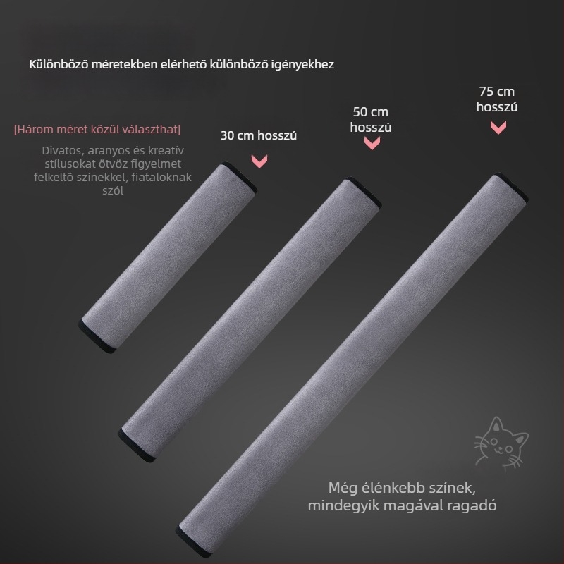 Gépjármű biztonsági öv vállvédő, szarvasbőr (szuede), dekoratív kiegészítő, logó nélkül