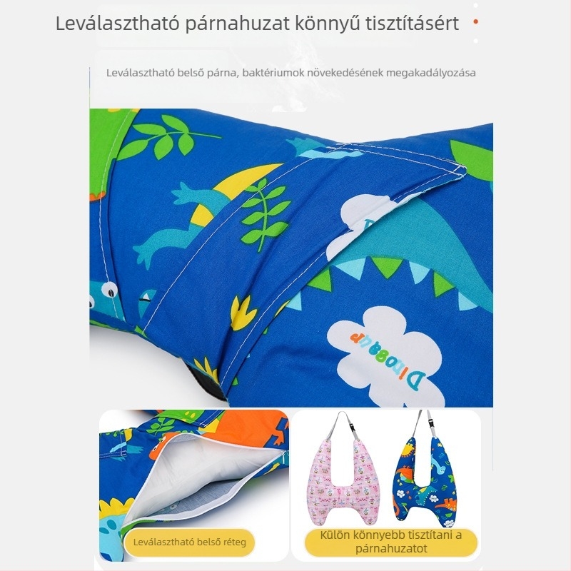 Evans Cartoon pamut gyerek autóöv vállpárnák – levehetők és moshatók, 470 g, testreszabható