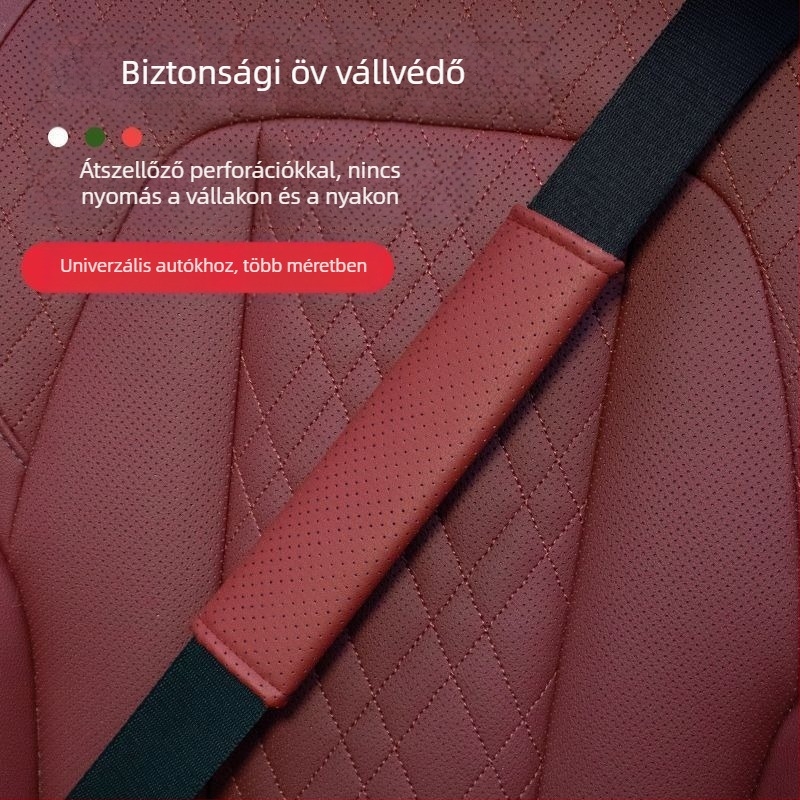 Autó biztonsági öv vállvédő, puha és lélegző védőpárna, kopásálló, univerzális autó-kiegészítő