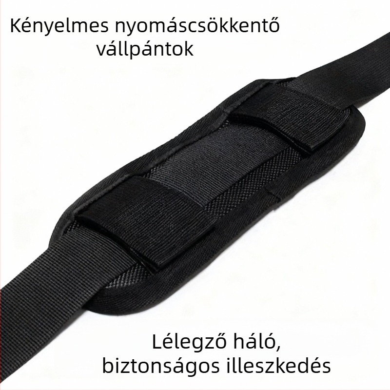 Canvas anyagú válltáska leválasztható vállpárnával, laptop táska, lélegző, többfunkciós