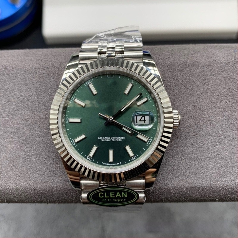 Seagull 2813-as mozgású automata mechanikus karóra, 40 mm számlap, rozsdamentes acél tokkal és szíjjal, 24 órás kijelző