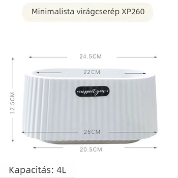 Minimalista utánzat kerámia virágtartó Phalaenopsis orchideákhoz – nappali dekoráció
