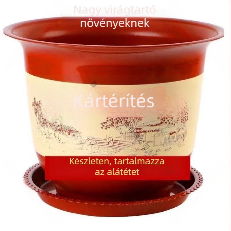 Növényedény műgyantából, padlón álló, klasszikus stílus, cikkszám 1001191277