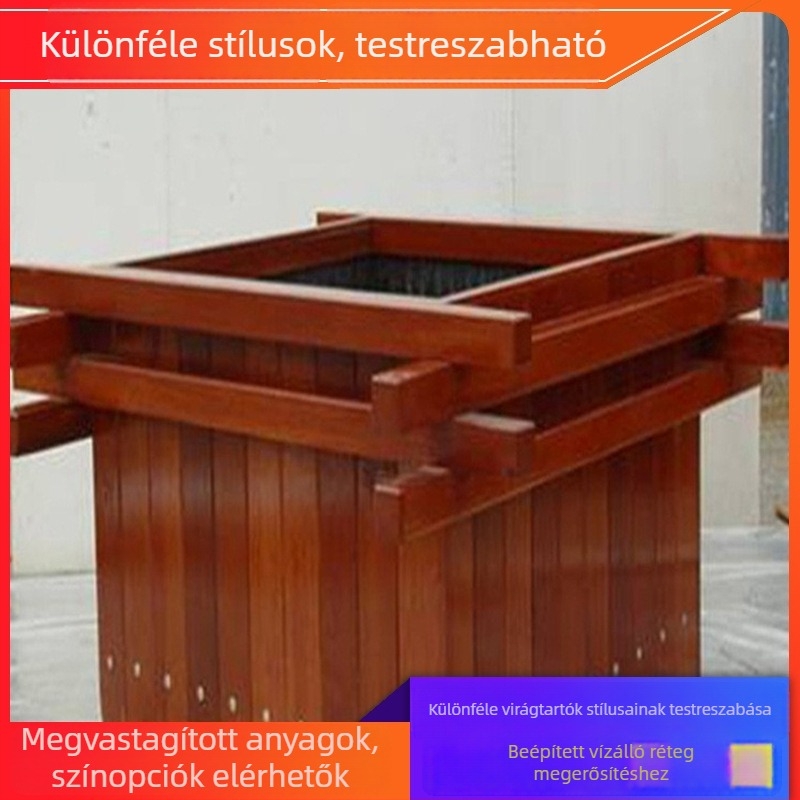 Kültéri fa virágtartó, légáteresztő és tartós, állítható alsó átmérővel