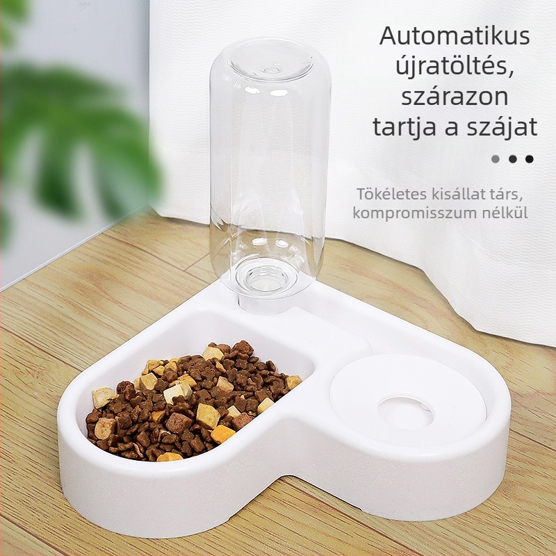 Automata macska ivóedény – műanyag, macska, háziállat etető eszköz