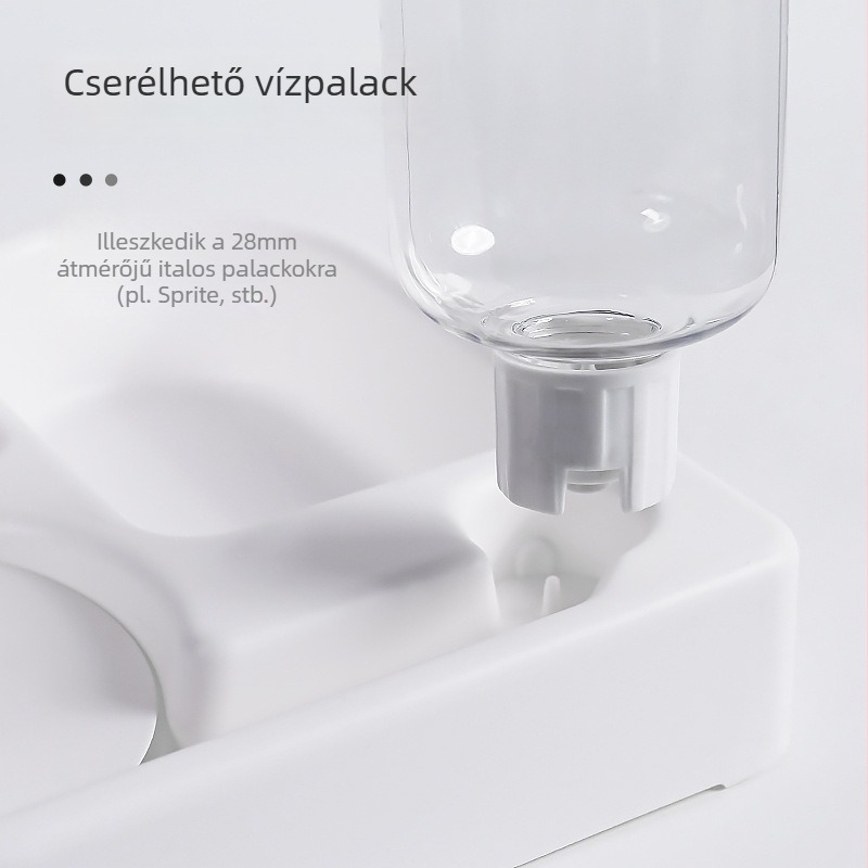 Automata macska ivóedény – műanyag, macska, háziállat etető eszköz
