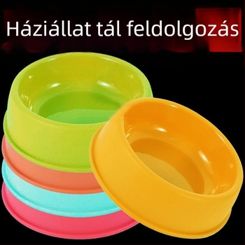Macska tál; Műanyag; Kisállat etetőeszközök; Macskák számára