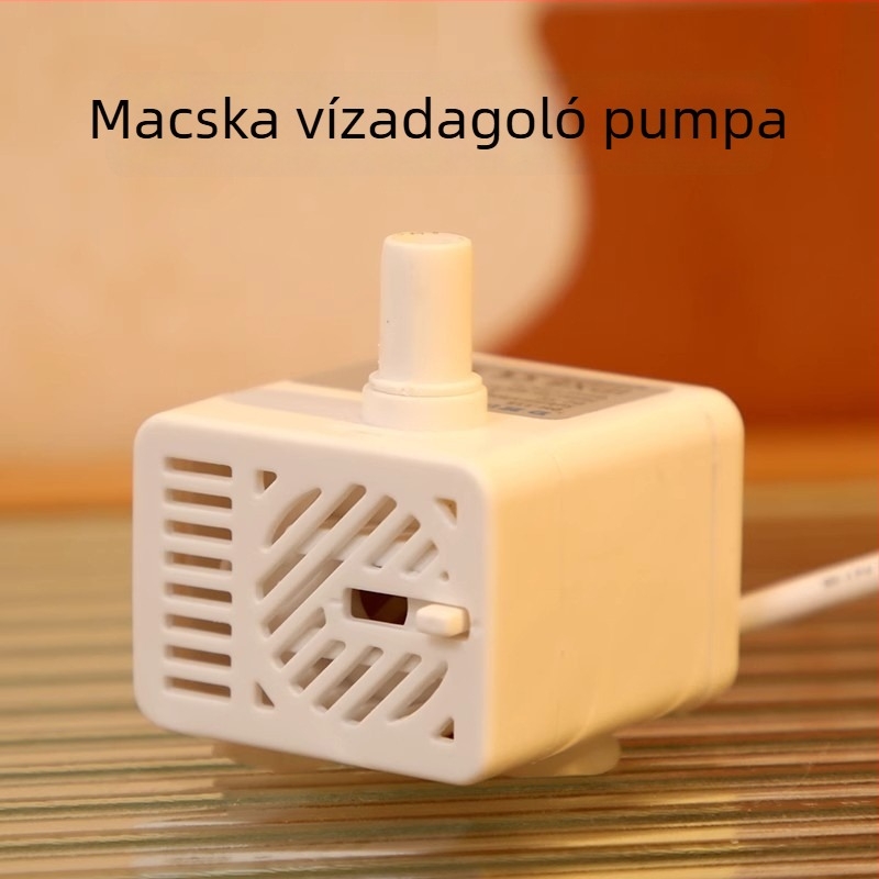 USB‑tápellátású DC‑5V alatti merítőszivattyú macska vízadagolóhoz automatikus keringéssel, ABS anyag