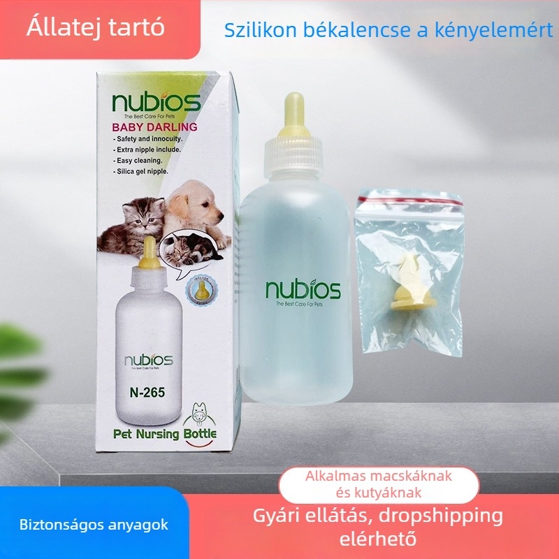 Állati etető üveg, műanyag testtel, Foshan eredet, automatikus etetés készlet nélkül