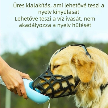 Kutyamuzzle, ABS műanyag, megelőzi a harapást, ugatást és rágást
