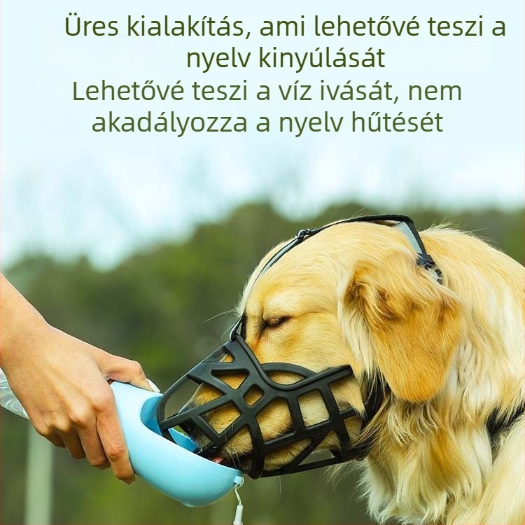 Kutyamuzzle, ABS műanyag, megelőzi a harapást, ugatást és rágást