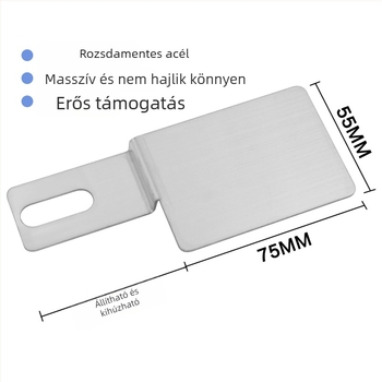 Motorkerékpár hátsó rendszámkeret rozsdamentes acélból, modell XC-N106, kiegészítő konzollal, kompatibilis motorkerékpárokkal, alkatrész szám N106, márka XCLPF