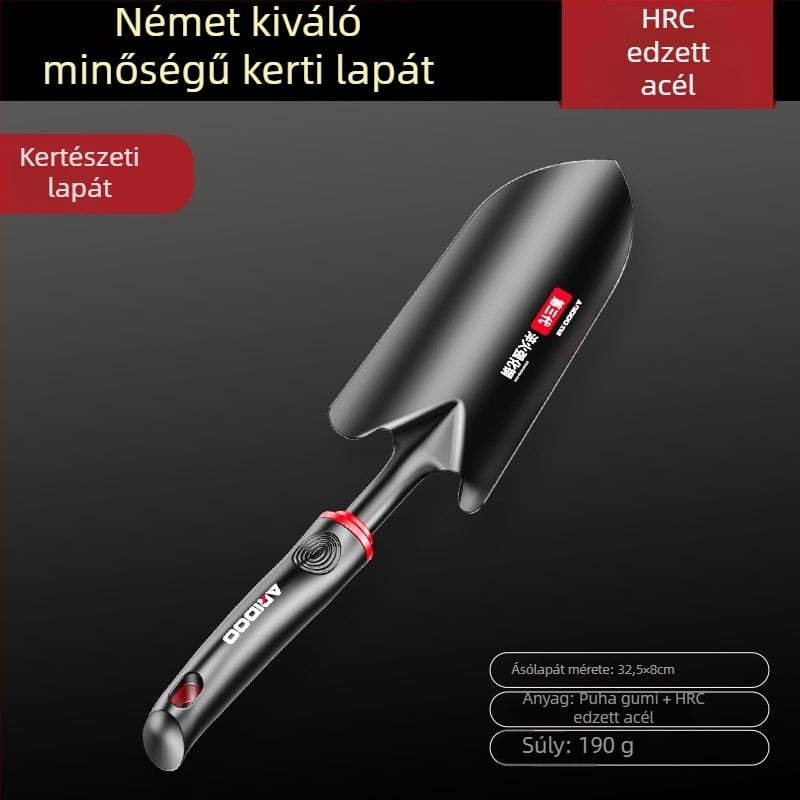 Airuidun Kerti ásó készlet – három darabos, virágok és zöldségek ültetésére, talaj ásására és lazítására, cserepes növényekhez