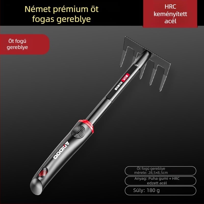 Airuidun Kerti ásó készlet – három darabos, virágok és zöldségek ültetésére, talaj ásására és lazítására, cserepes növényekhez