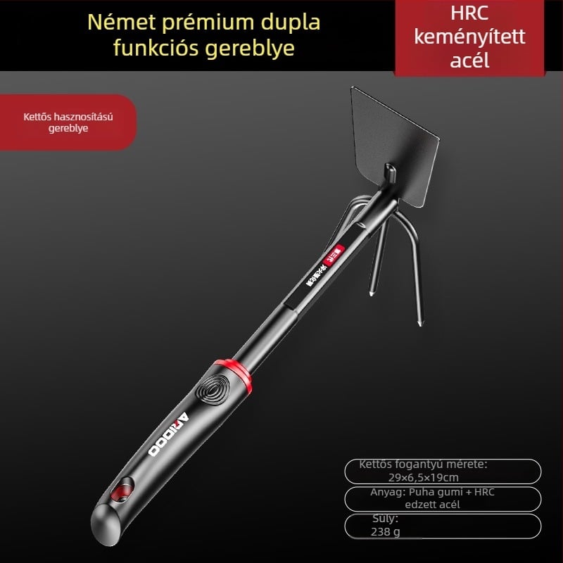 Airuidun Kerti ásó készlet – három darabos, virágok és zöldségek ültetésére, talaj ásására és lazítására, cserepes növényekhez