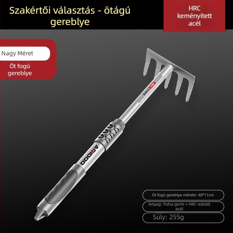 Airuidun Kerti ásó készlet – három darabos, virágok és zöldségek ültetésére, talaj ásására és lazítására, cserepes növényekhez