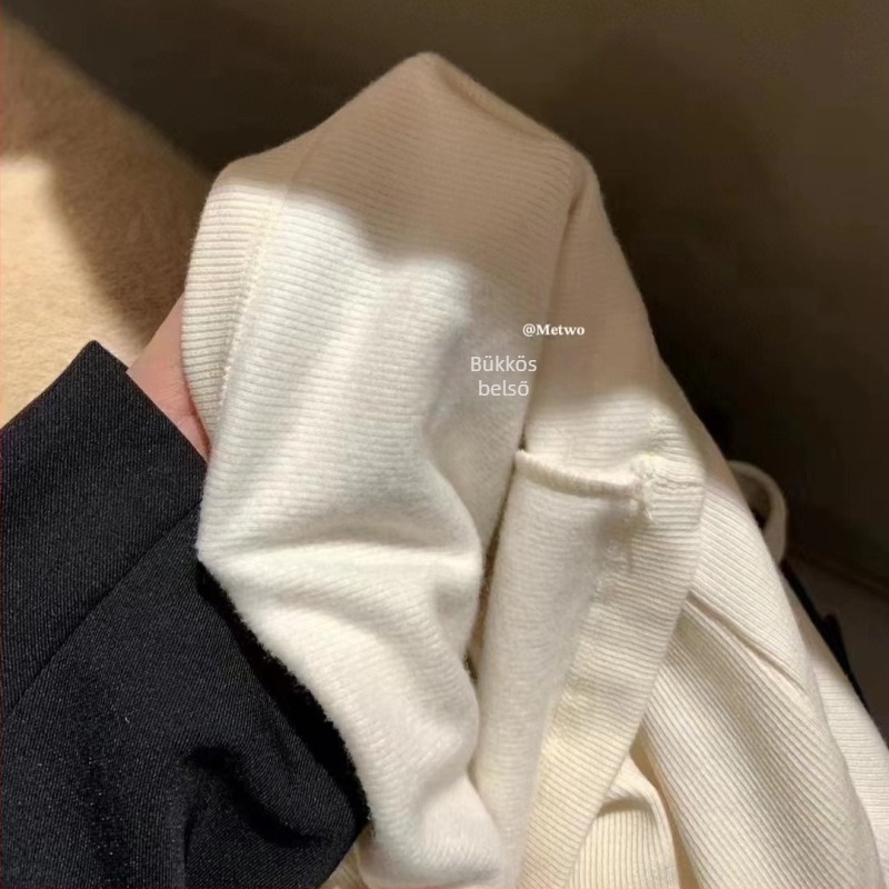 Női termosz vest – integrált kosaras támaszokkal, varrás nélküli, bolyhos alapréteg és légáteresztő (Seagull Collar)