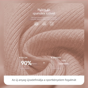 Női jóga top – gyorsan száradó, karcsú szabás, anyag: 75% nylon, 25% spandex, hossz: 50 cm