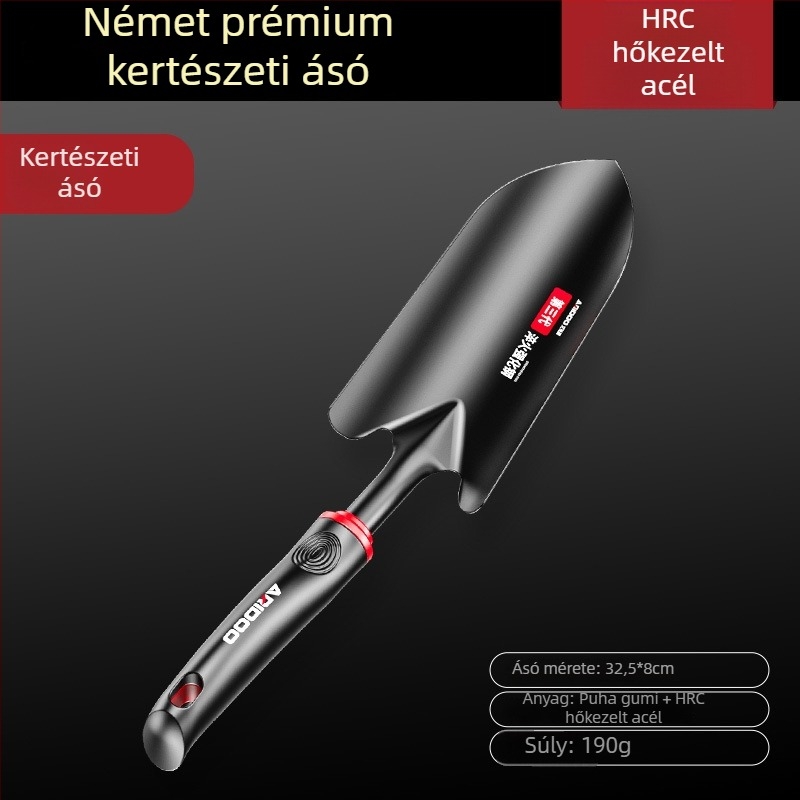 Airuidun Kertészeti Lapátkészlet – három darabos készlet virágültetéshez, talajásáshoz, zöldségültetéshez, talaj lazításához és gyomláláshoz