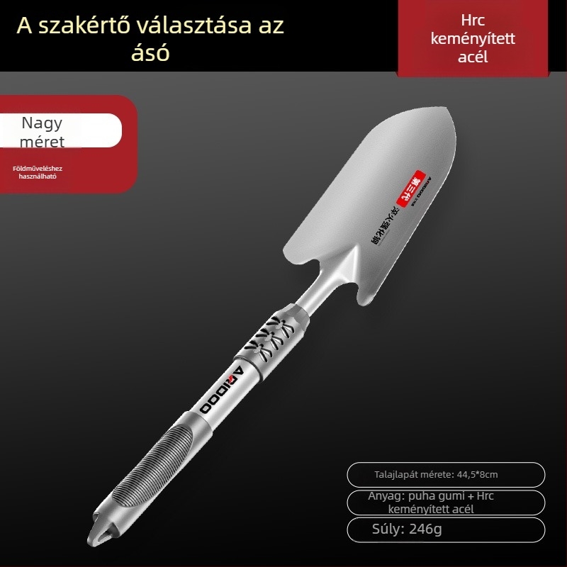 Airuidun Három darabos kerti szerszámkészlet virágok és zöldségek ültetéséhez, ásáshoz és lazításához