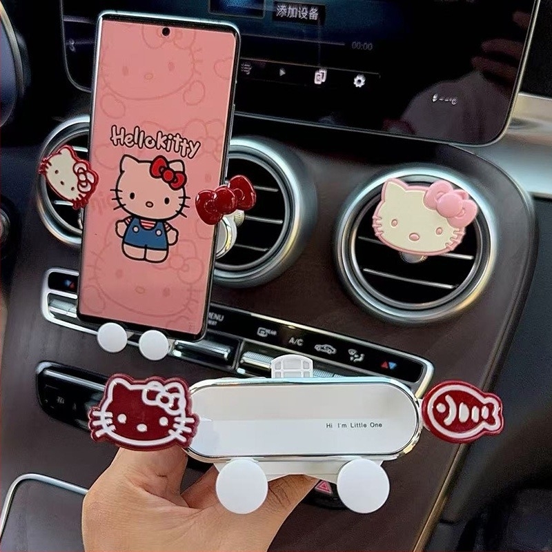 Shuai Hao Autós telefontartó a légkivezetőhöz – univerzális modell, újratölthető, aromaterápiás spray