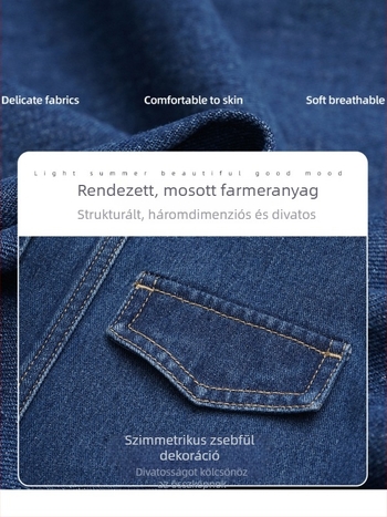 Női rövid kabát galléros, I alakú csattal, hosszú ujjú, pamut-50–70% keverék, street hipster stílus