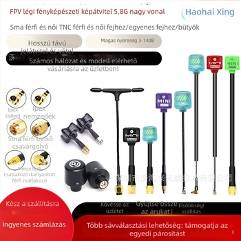 FPV drón antenna – magas nyereségű 5,8 GHz-es HD képátvitel, Pagoda Mushroom-Head kialakítás