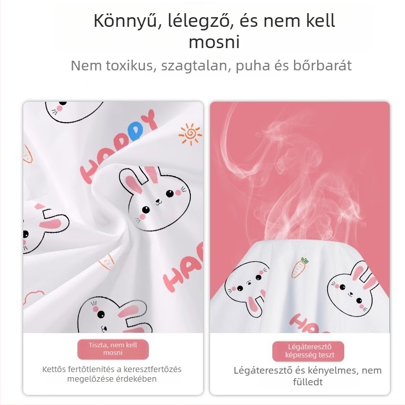 Vasúti egyszer használatos egyszemélyes ágyneműkészlet – nemszőtt anyag, 3 darab ( lepedő, paplanhuzat, párnahuzat)