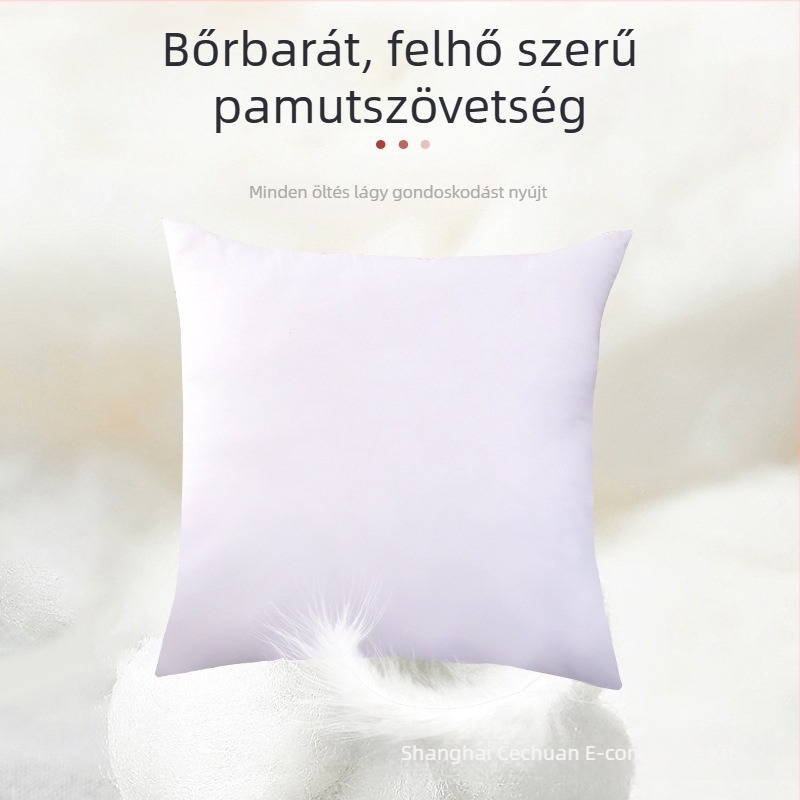 Párna mag – poliészter huzat, poliészter rostból készült töltet, splicing varrat, modern minimalista stílus