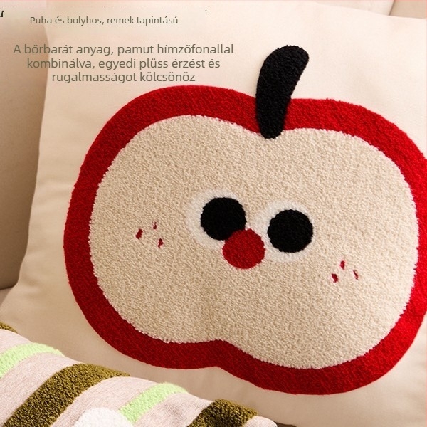 Rajzfilmszerű dopamin témájú kiscicás párnahuzat, óriási méret, nappalira, kétoldalas, négyszögletes formájú, töltő nélkül