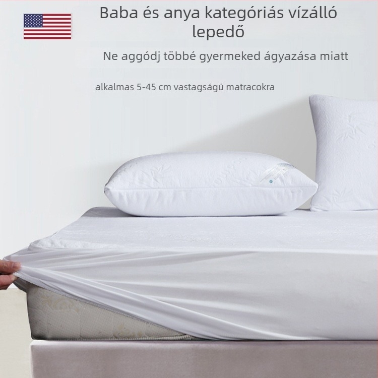 Légáteresztő Ice Silk matracvédő – vízálló, urinálló, atkák elleni