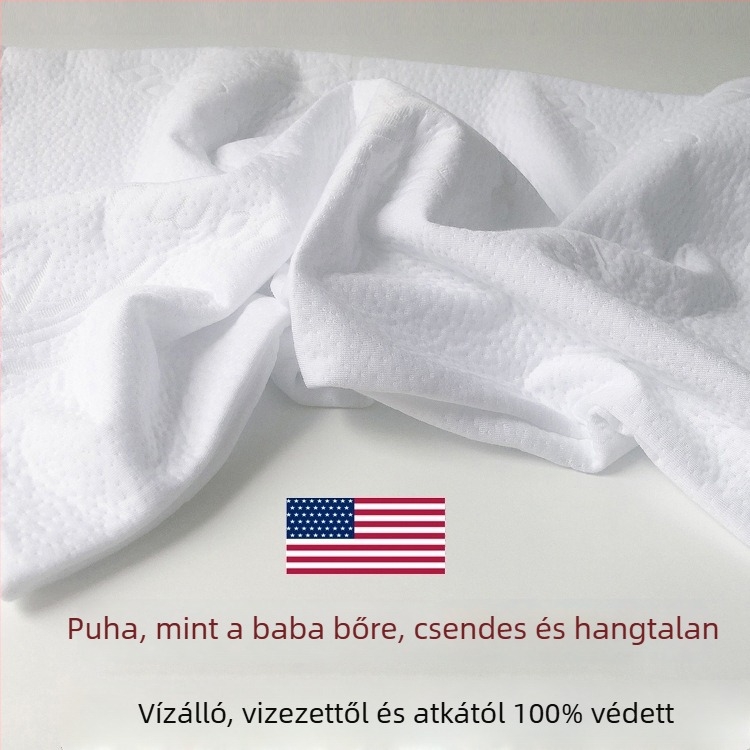 Légáteresztő Ice Silk matracvédő – vízálló, urinálló, atkák elleni