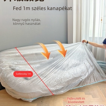 Kanapéporvédő - teljes lefedés, univerzális bútorvédő, selyemvirág mintás anyag, por- és karcolás elleni védelem, nappali