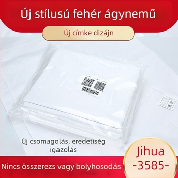 Poliészter-pamut ágyneműhuzat, twill szövés, festett szövet, modern minimál stílus, márka 3585