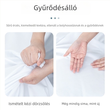 Poliészter-pamut ágyneműhuzat, twill szövés, festett szövet, modern minimál stílus, márka 3585