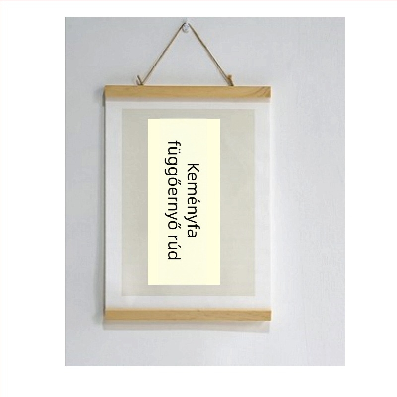 Tömörfa függő falikép — olajvászon dekoratív festmény, PP papírmaggal, testreszabható, modern minimalista stílusú falikép nappalira, hálószobára vagy irodába