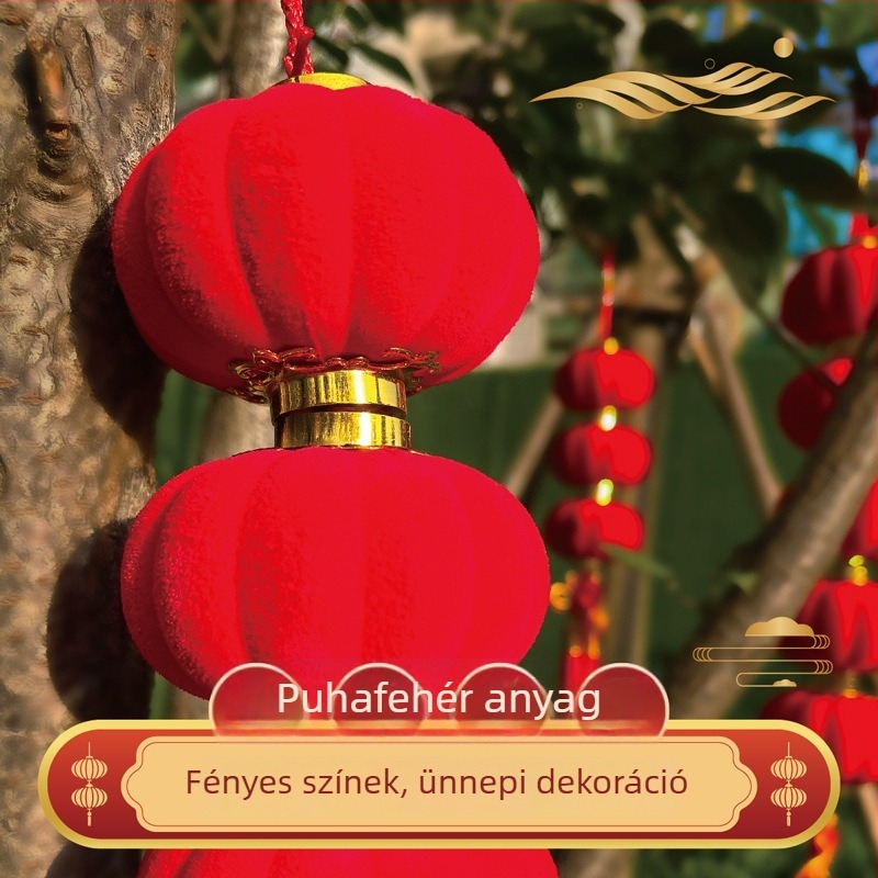 Lámpásfüzér – kerek lámpások kültéri díszítéshez, beállítható 2–6 sorban; gyártási folyamatok: mechanikus, népi mesterség, injekciós öntés; stílus: pásztor, kínai, nemzeti szellem, klasszikus