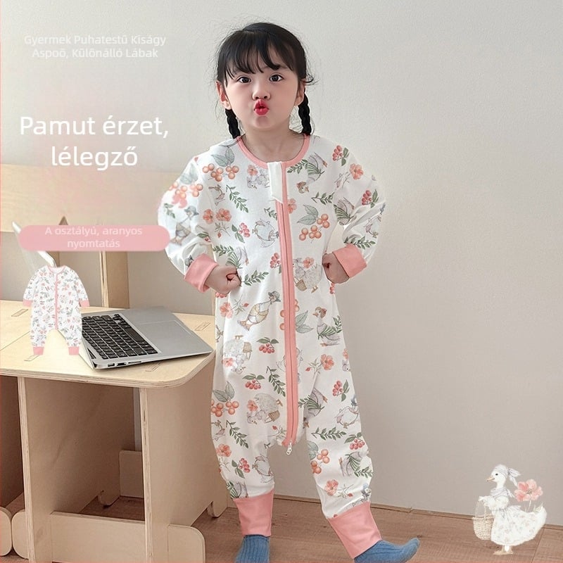 Gyerekeknek való alvózsák, négy évszakos, 95% feletti pamut anyag, bélés 95% feletti pamut, töltet bársony pamut, 1–3 éveseknek