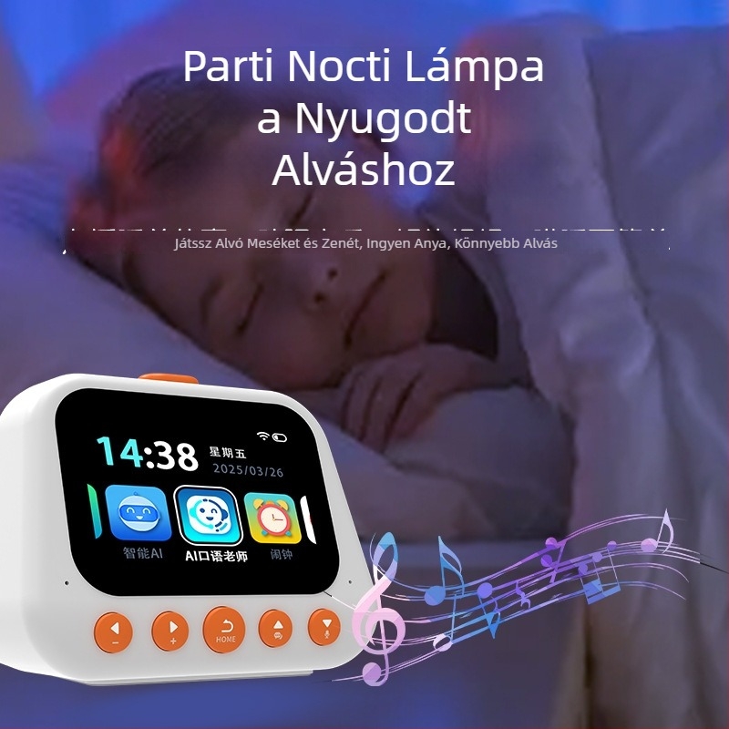 Ébresztőóra visszaszámlálóval, naptárral és ébresztéssel – LCD kijelző, akkumulátoros, műanyag ház