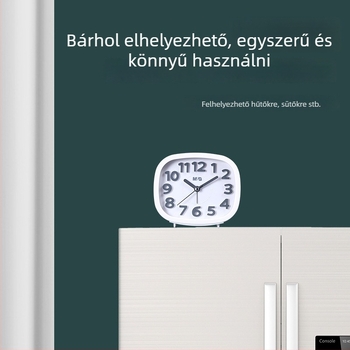 Ébresztőóra – éjjeli asztali LED kijelző, kvarc mechanizmus, elemről működik, egyoldalas kijelző, In Time