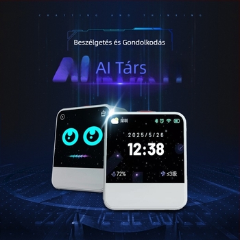M3 AI beszéd-alapú okos ébresztőóra LED szám kijelzővel, akkumulátorról működik, elektronikus mozgás, edzett üveg számlap