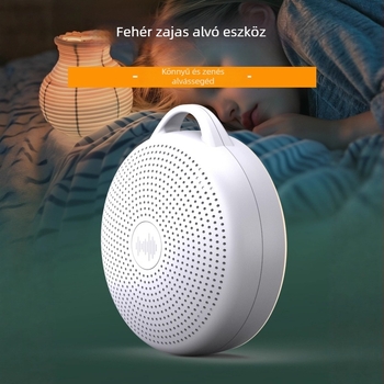 Noinco Bébi Fehérzaj Alvó Gép – Hordozható, Újratölthető, Időzítő és Zenei Funkciók, Kijelző Nélküli, Beépített Akkumulátor, Több mint 12 óra üzemidő, 500–800 mAh